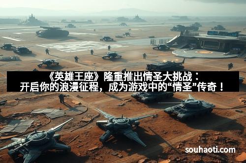 《英雄王座》隆重推出情圣大挑战：开启你的浪漫征程，成为游戏中的“情圣”传奇！